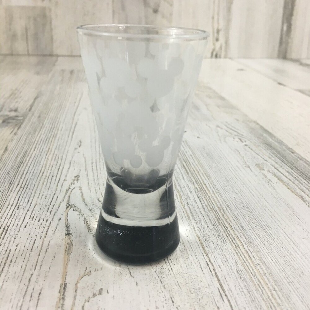 Walt Disney World Mickey Mouse Frosted Hidden Mickey Shooter Shot Glass 2009